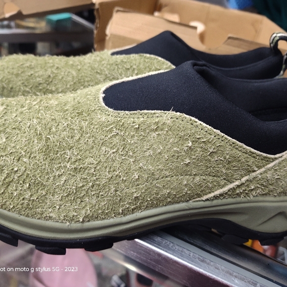 Merrell Winter Moc 3 1TRL Herb Green Suede Slip-On Shoes Mens Size 9 (J004753) - Picture 2 of 6